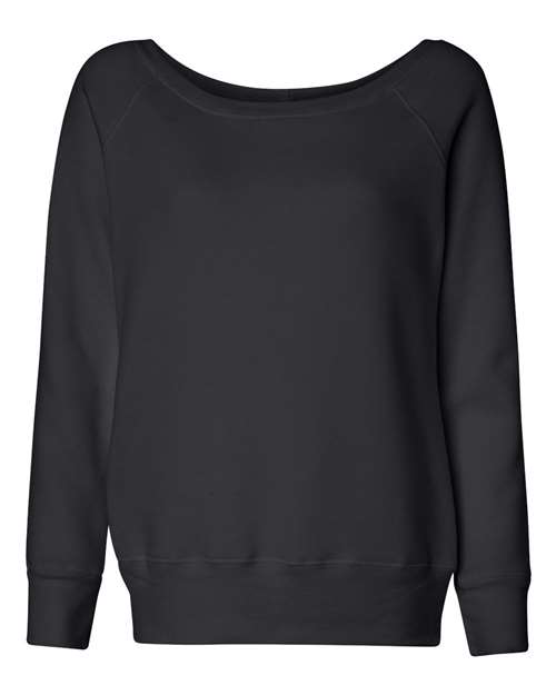 BELLA + CANVAS Women’s Sponge Fleece Wide Neck Sweatshirt 7501