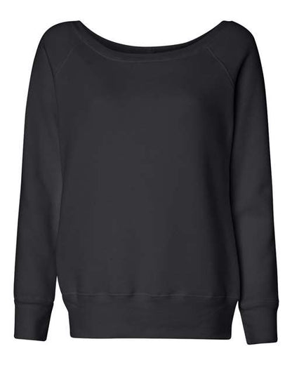 BELLA + CANVAS Women’s Sponge Fleece Wide Neck Sweatshirt 7501