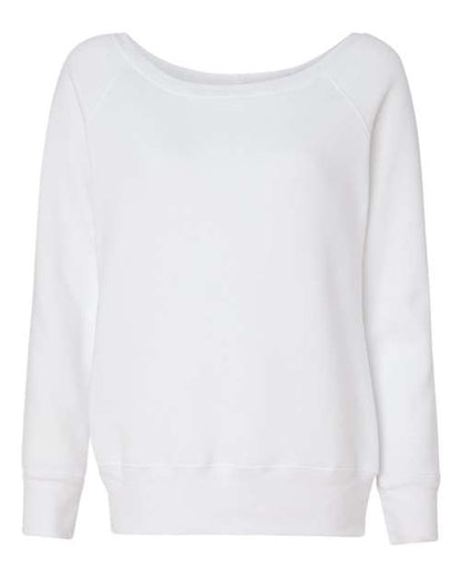 BELLA + CANVAS Women’s Sponge Fleece Wide Neck Sweatshirt 7501