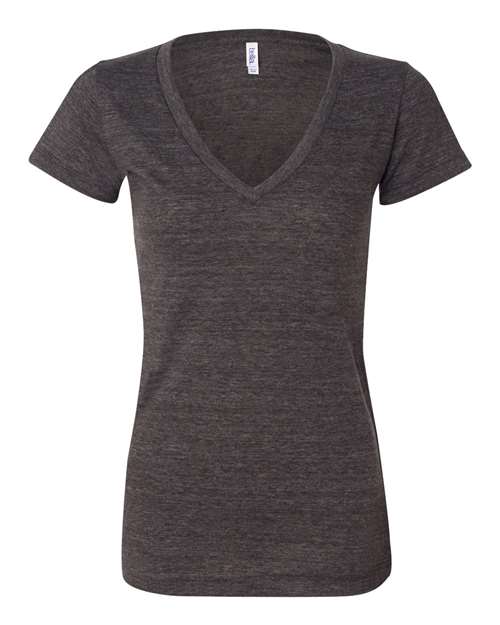 BELLA + CANVAS Women’s Triblend Deep V-Neck Tee 8435