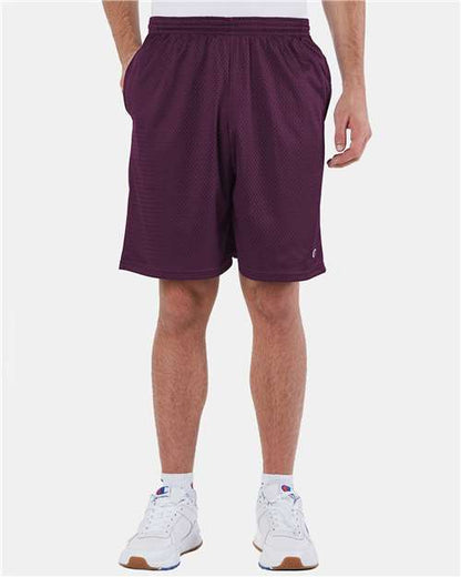 Unisex Polyester Mesh 9" Shorts with Pockets
