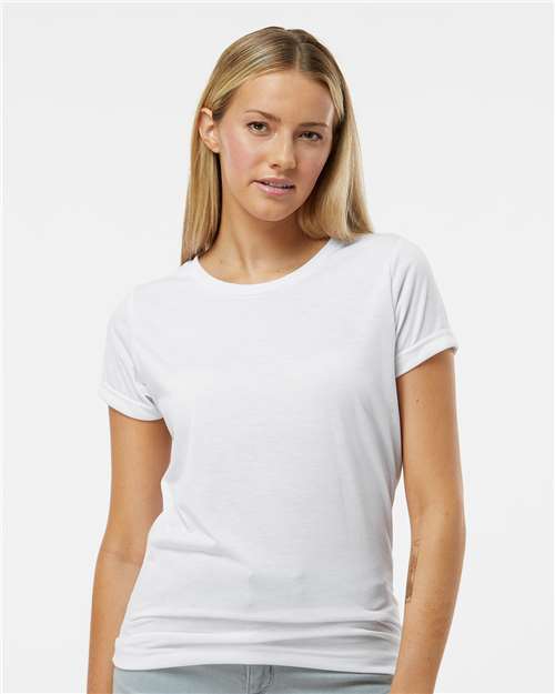 SubliVie Women's Polyester Sublimation Tee 1510