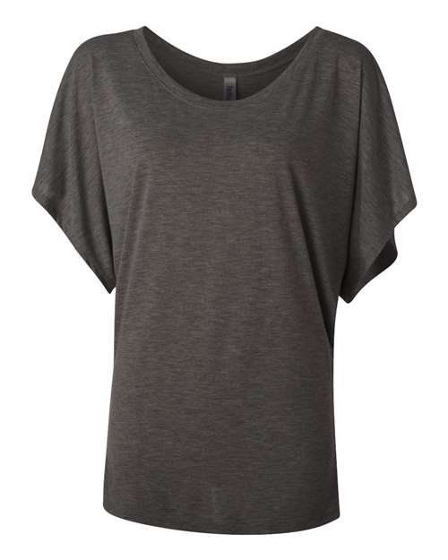 BELLA + CANVAS Women’s Flowy Draped Dolman Tee 8821