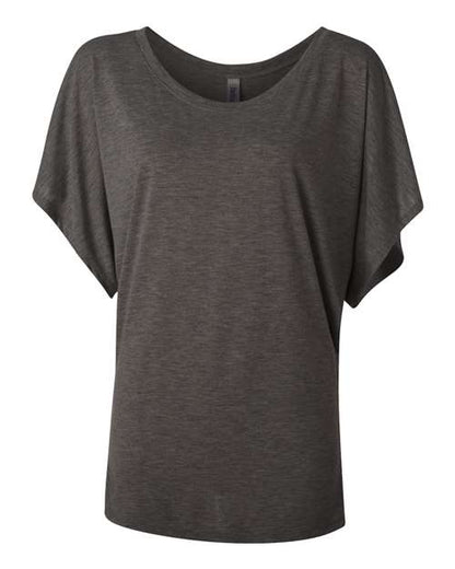 BELLA + CANVAS Women’s Flowy Draped Dolman Tee 8821