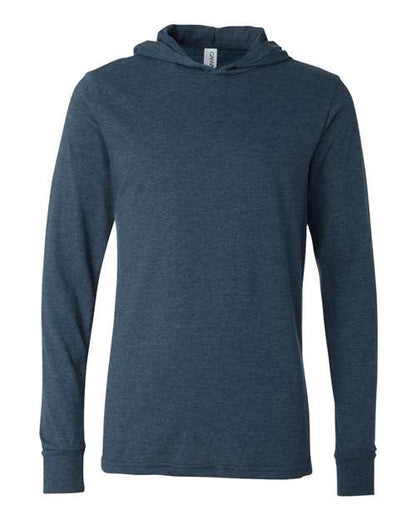 BELLA + CANVAS Unisex Jersey Hooded Long Sleeve Tee 3512