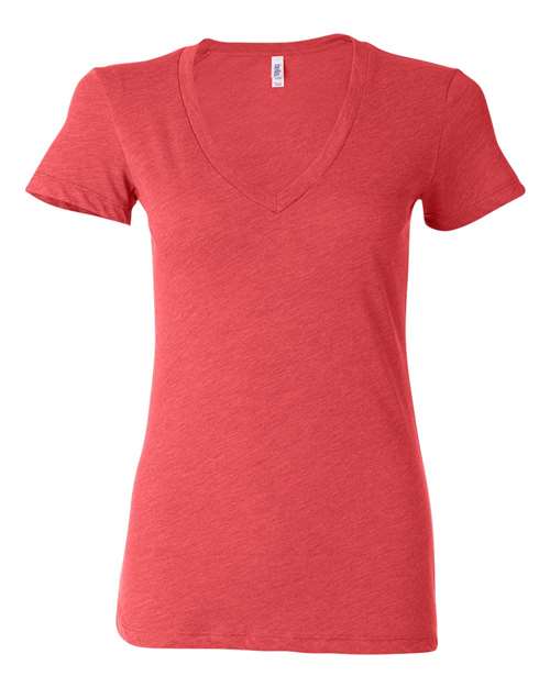BELLA + CANVAS Women’s Triblend Deep V-Neck Tee 8435