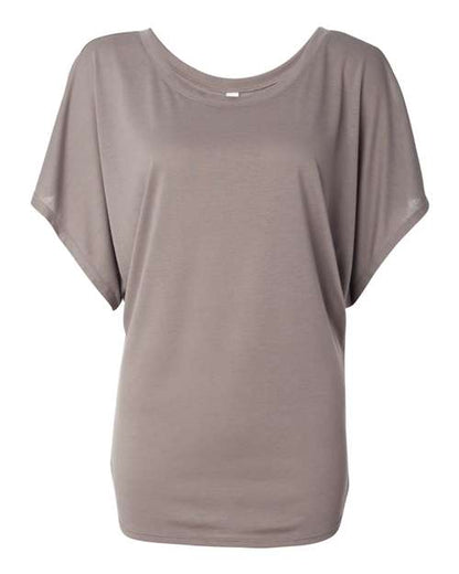 BELLA + CANVAS Women’s Flowy Draped Dolman Tee 8821