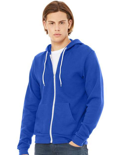 BELLA + CANVAS Unisex Sponge Fleece Full-Zip Hoodie Sweatshirt 3739