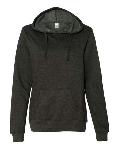 Independent Trading Co. Women's Junior Fit Heavenly Fleece Lightweight Hooded Sweatshirt SS650
