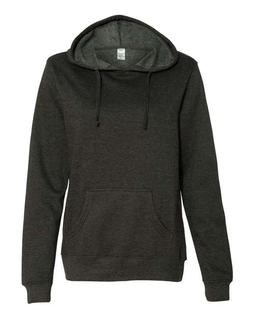 Independent Trading Co. Women's Junior Fit Heavenly Fleece Lightweight Hooded Sweatshirt SS650