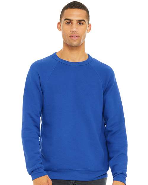 Sponge Fleece Raglan Crewneck Sweatshirt - XL