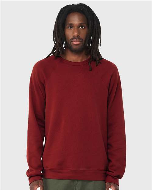 Sponge Fleece Raglan Crewneck Sweatshirt - XL