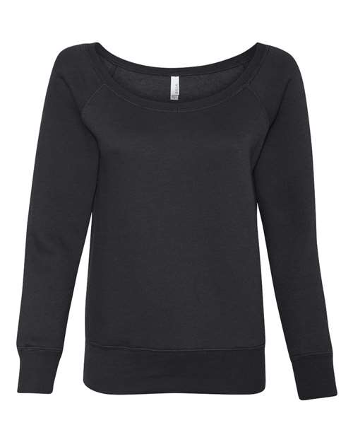 BELLA + CANVAS Women’s Sponge Fleece Wide Neck Sweatshirt 7501