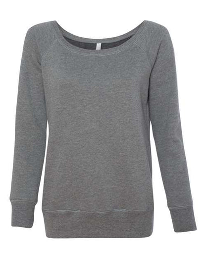 BELLA + CANVAS Women’s Sponge Fleece Wide Neck Sweatshirt 7501