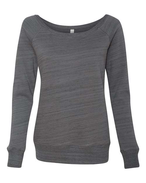 BELLA + CANVAS Women’s Sponge Fleece Wide Neck Sweatshirt 7501