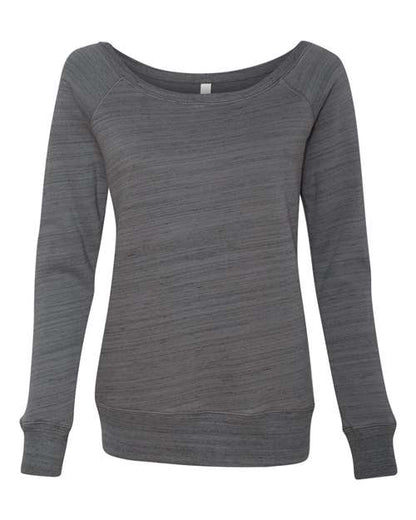 BELLA + CANVAS Women’s Sponge Fleece Wide Neck Sweatshirt 7501