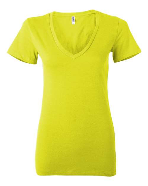 BELLA + CANVAS Women’s Jersey Deep V-Neck Tee 6035