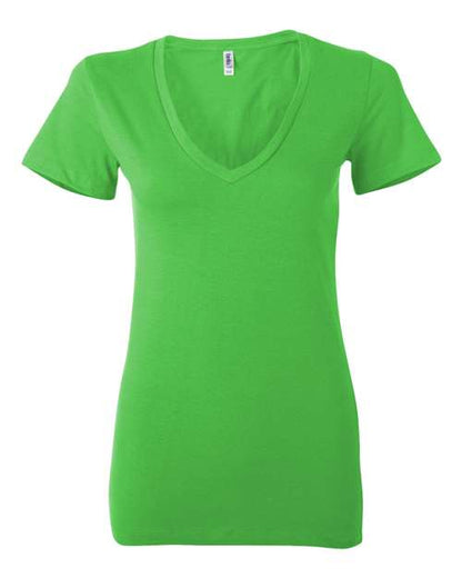 BELLA + CANVAS Women’s Jersey Deep V-Neck Tee 6035