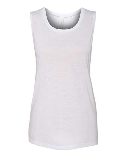 BELLA + CANVAS Women's Flowy Scoop Muscle Tank 8803