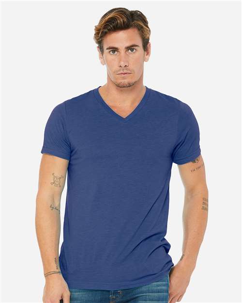 BELLA + CANVAS Unisex Triblend V-Neck Tee 3415