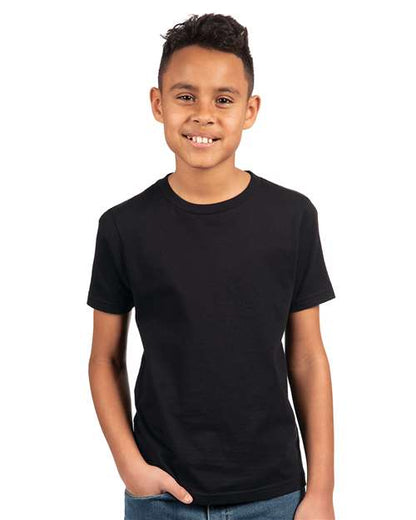Youth Cotton T-Shirt - Black