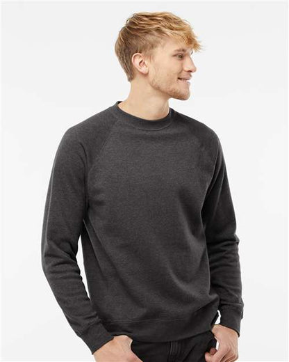 Independent Trading Co. Unisex Special Blend Raglan Crewneck Sweatshirt PRM30SBC