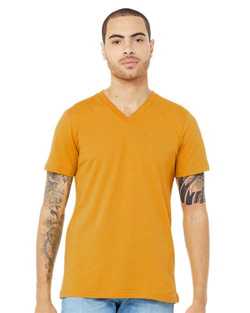 Unisex Jersey V-Neck Tee