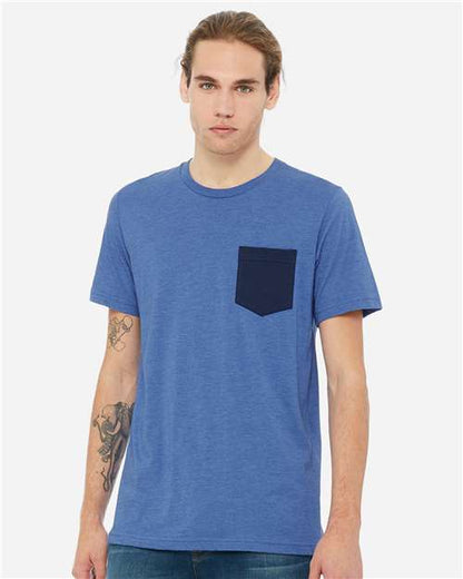 BELLA + CANVAS Men's Jersey Pocket Tee 3021