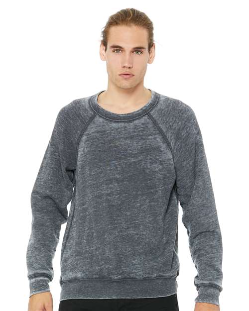 Sponge Fleece Raglan Crewneck Sweatshirt - XL