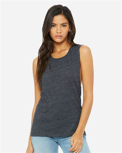 BELLA + CANVAS Women's Flowy Scoop Muscle Tank 8803