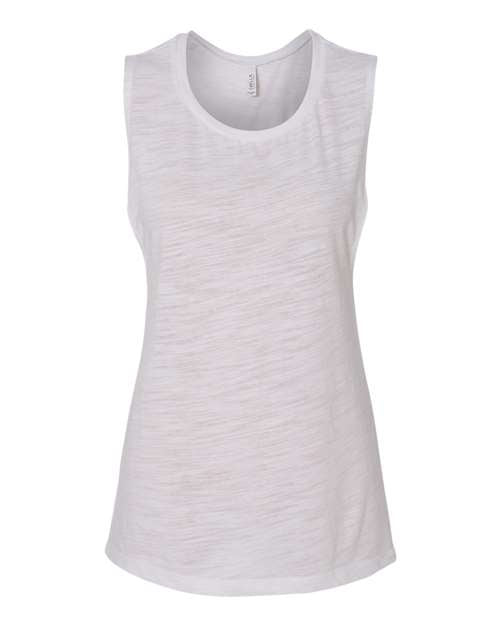 BELLA + CANVAS Women's Flowy Scoop Muscle Tank 8803