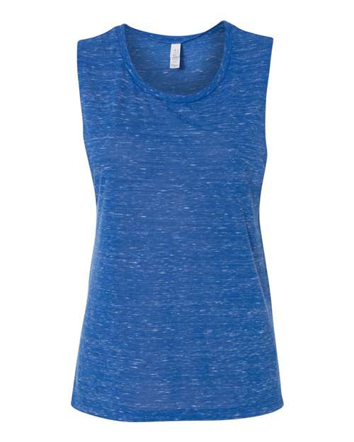 Women's Flowy Scoop Muscle Tank - M