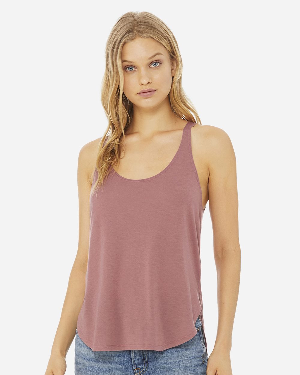 BELLA + CANVAS Women's Flowy Tank with Side Slit 8802