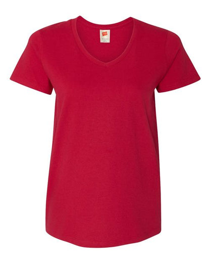Hanes Women's Essential-T V-Neck T-Shirt 5780