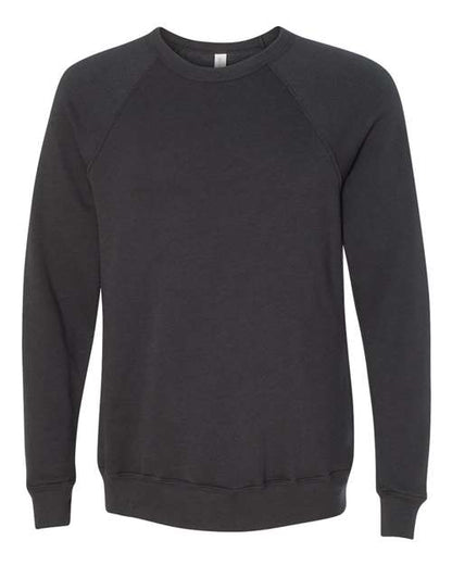 Unisex Sponge Fleece Raglan Crewneck Sweatshirt