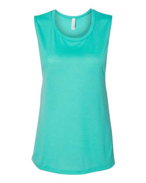 BELLA + CANVAS Women's Flowy Scoop Muscle Tank 8803