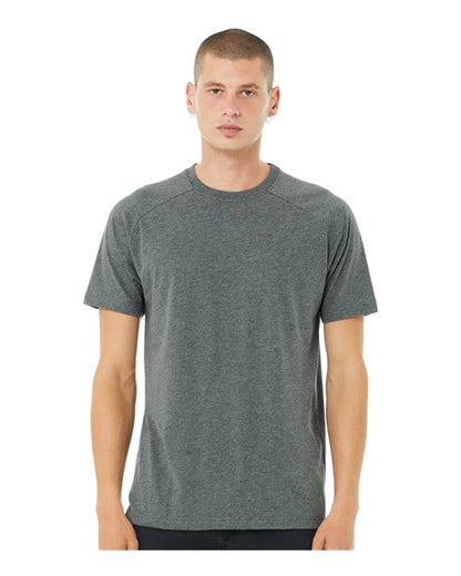 BELLA + CANVAS Men's Heather CVC Raglan Tee 3201