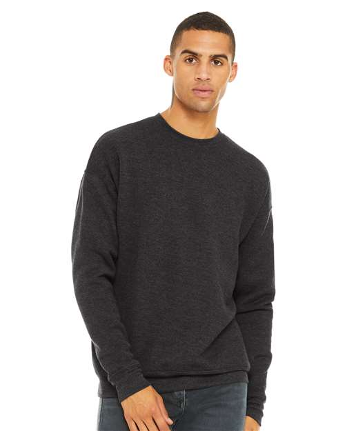 Sponge Fleece Drop Shoulder Crewneck Sweatshirt - L