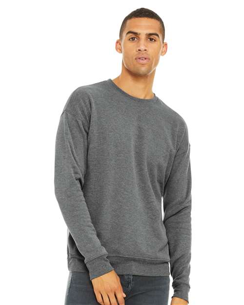 Sponge Fleece Drop Shoulder Crewneck Sweatshirt - L