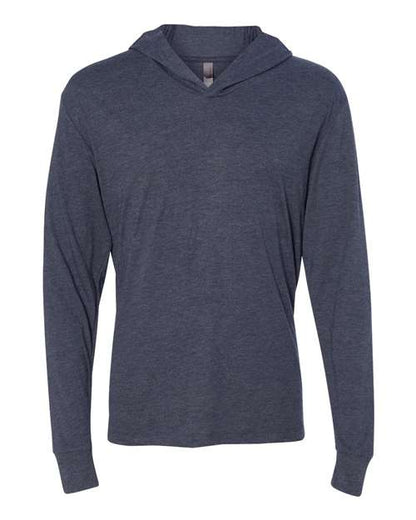 Unisex Triblend Hooded Long Sleeve Pullover T-Shirt