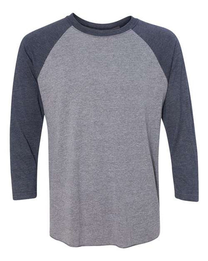 Triblend Three-Quarter Raglan T-Shirt - XL