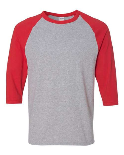 Gildan Unisex Heavy Cotton™ Raglan Three-Quarter Sleeve T-Shirt 5700