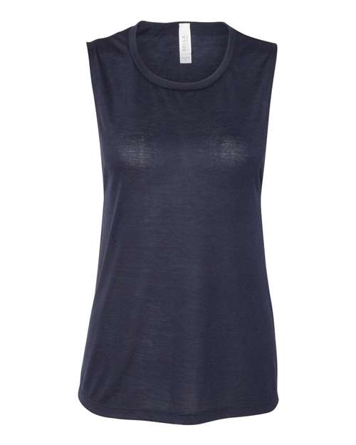 Women's Flowy Scoop Muscle Tank - L