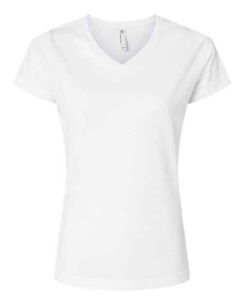 SubliVie Women's Polyester Sublimation V-Neck Tee 1507