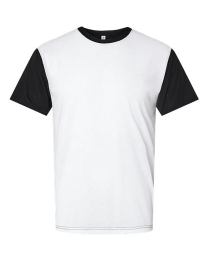SubliVie Men's Blackout Polyester Sublimation Tee 1902