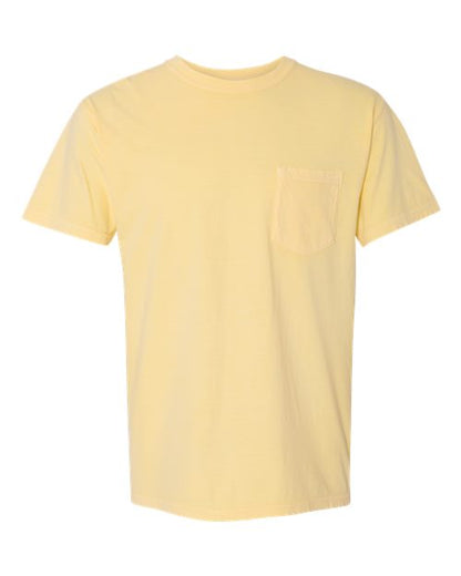Comfort Colors Unisex Garment-Dyed Heavyweight Pocket T-Shirt 6030