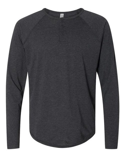 Men's Triblend Henley T-Shirt