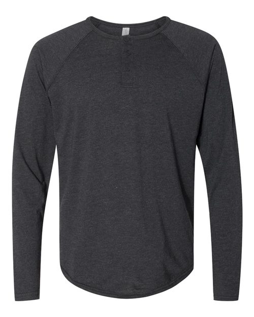 Men's Triblend Henley T-Shirt
