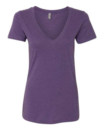 Women’s CVC Deep V-Neck T-Shirt