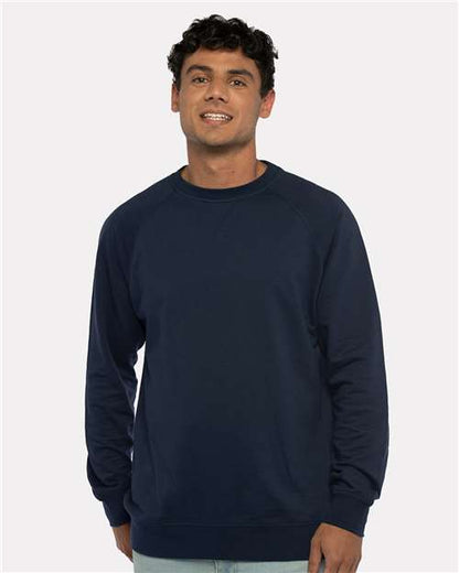 Next Level Unisex Laguna Raglan Crewneck Sweatshirt 9000